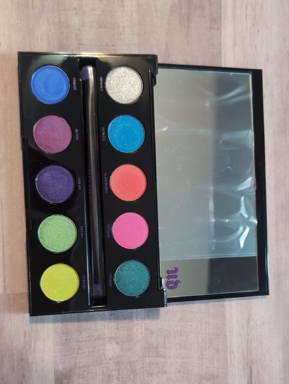 Urban Decay Electric Eyeshadow Palette - Neon Pink, Yellow, Blue, Green, Purple - Picture 4 of 7